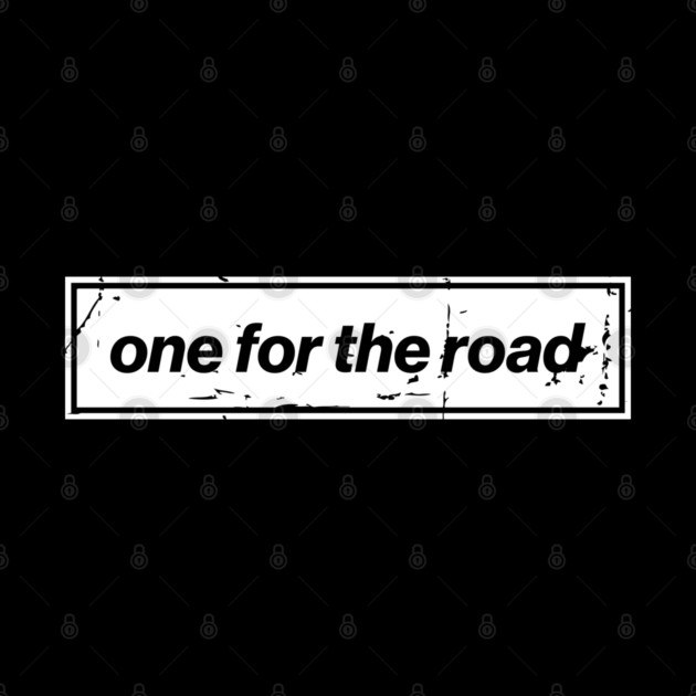 One For The Road - White Oasis Distressed Logo Typography by Butter Creative