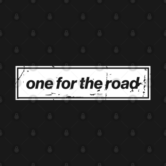 One For The Road - White Oasis Distressed Logo Typography by Butter Creative
