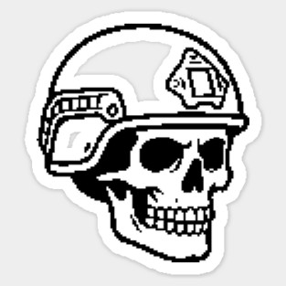 Tactical skull Sticker