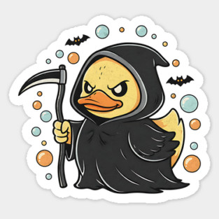 Grim Duckling – Reaper of the Pond Sticker