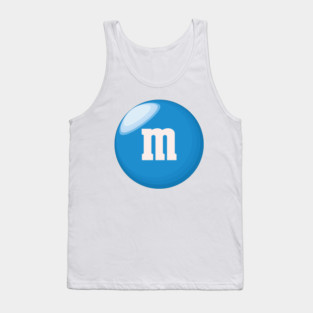 Blue M&M Halloween Costume Tank Top