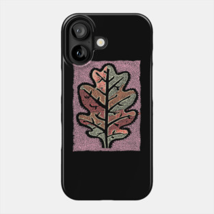 Pastel Oak Leaf | Ethereal Botanical Art Phone Case