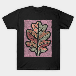 Pastel Oak Leaf | Ethereal Botanical Art T-Shirt