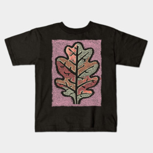 Pastel Oak Leaf | Ethereal Botanical Art Kids T-Shirt