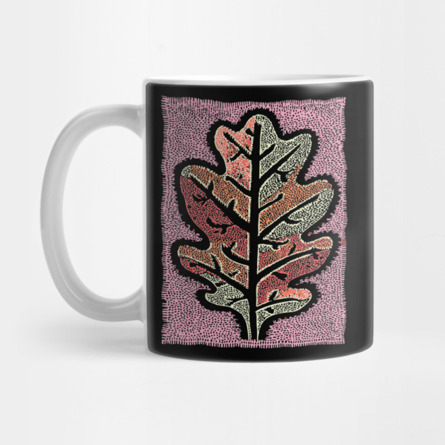 Pastel Oak Leaf | Ethereal Botanical Art by TuncGK