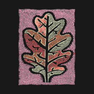 Pastel Oak Leaf | Ethereal Botanical Art T-Shirt