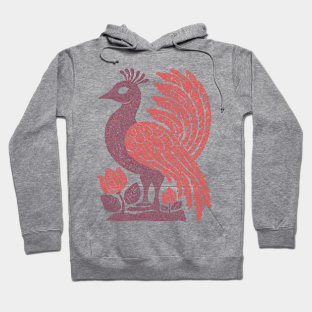 Regal Peacock | Hera's Sacred Bird Hoodie by TuncGK