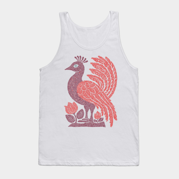 Regal Peacock | Hera's Sacred Bird Tank Top by TuncGK