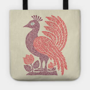 Regal Peacock | Hera's Sacred Bird Tote