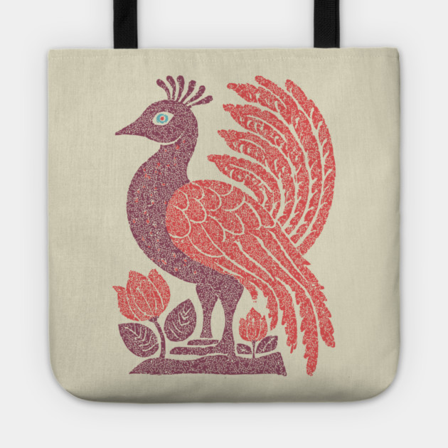 Regal Peacock | Hera's Sacred Bird Tote by TuncGK