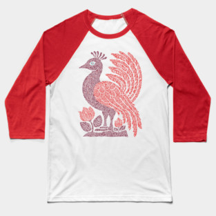 Regal Peacock | Hera's Sacred Bird Baseball T-Shirt