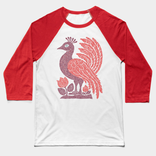 Regal Peacock | Hera's Sacred Bird Baseball T-Shirt by TuncGK