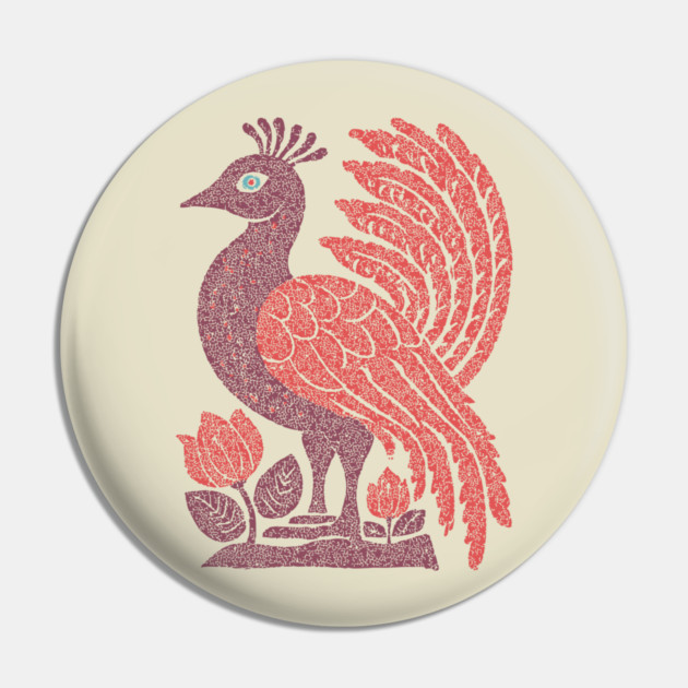 Regal Peacock | Hera's Sacred Bird Pin by TuncGK