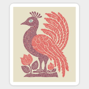Regal Peacock | Hera's Sacred Bird Sticker