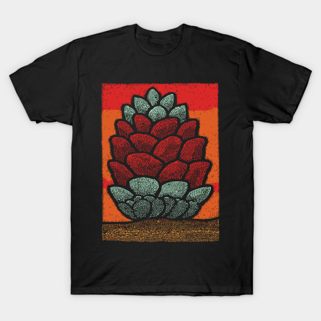 Autumn Pine Cone | The Pineal Gland Symbol T-Shirt by TuncGK
