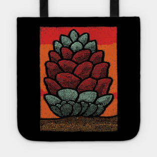 Autumn Pine Cone | The Pineal Gland Symbol Tote