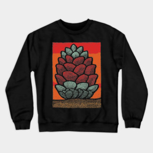Autumn Pine Cone | The Pineal Gland Symbol Crewneck Sweatshirt