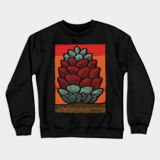Autumn Pine Cone | The Pineal Gland Symbol Crewneck Sweatshirt by TuncGK