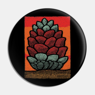 Autumn Pine Cone | The Pineal Gland Symbol Pin