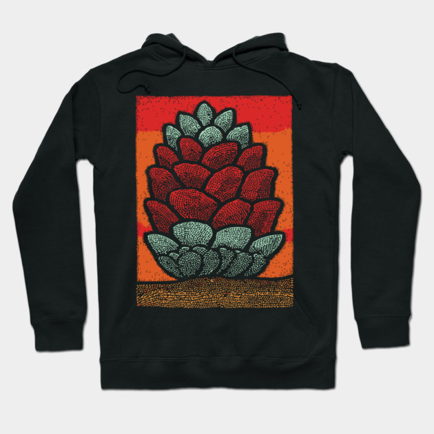 Autumn Pine Cone | The Pineal Gland Symbol Hoodie by TuncGK