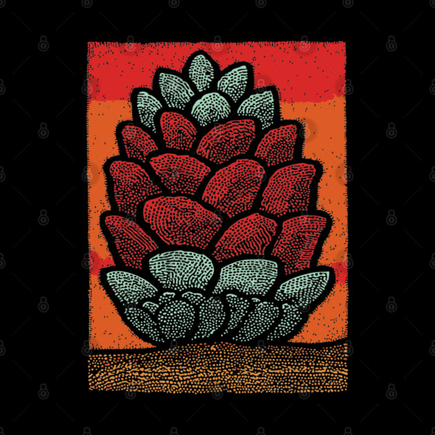 Autumn Pine Cone | The Pineal Gland Symbol by TuncGK