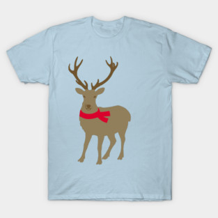 Cozy Winter Reindeer — Minimalist Christmas Deer T-Shirt