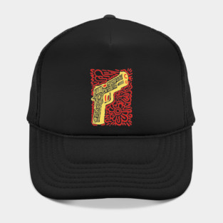 Psychedelic Pop Art Pistol | The Abstract Bang Hat