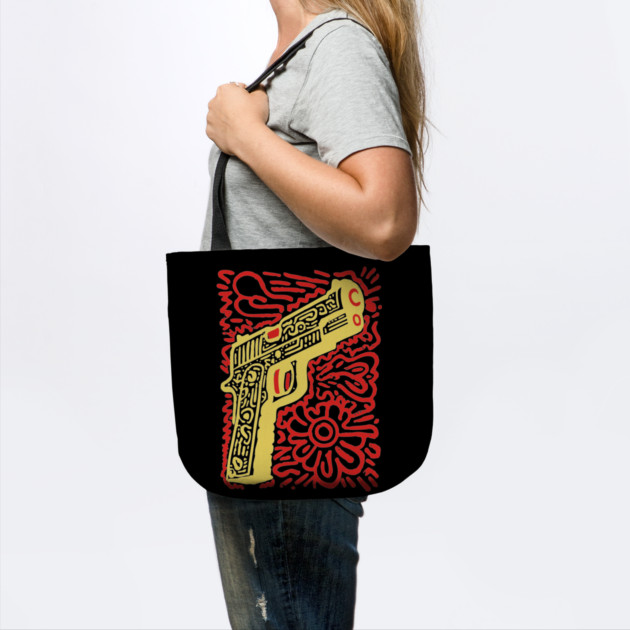 Psychedelic Pop Art Pistol | The Abstract Bang by TuncGK