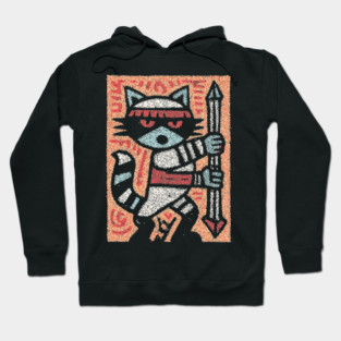 Raccoon Warrior | The Little Bandit Guardian Hoodie