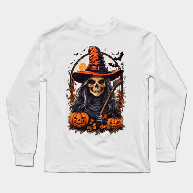 Halloween ghost Long Sleeve T-Shirt by Graphic tees