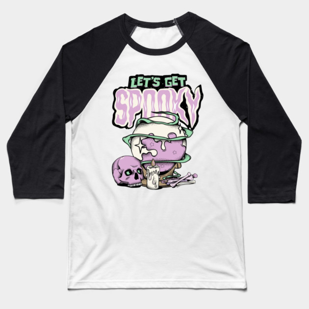 Lets get spooky Baseball T-Shirt by Graphic tees