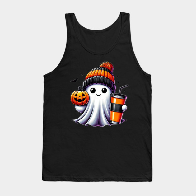 Halloween boo graphic Tank Top by Graphic tees