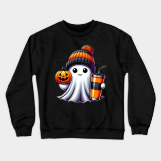 Halloween boo graphic Crewneck Sweatshirt