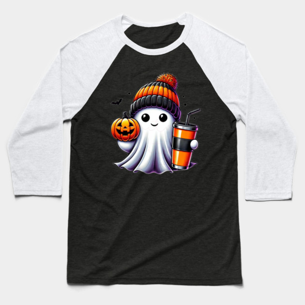 Halloween boo graphic Baseball T-Shirt by Graphic tees