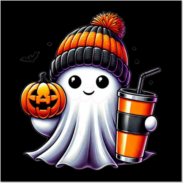 Halloween boo graphic Wall Art by Graphic tees