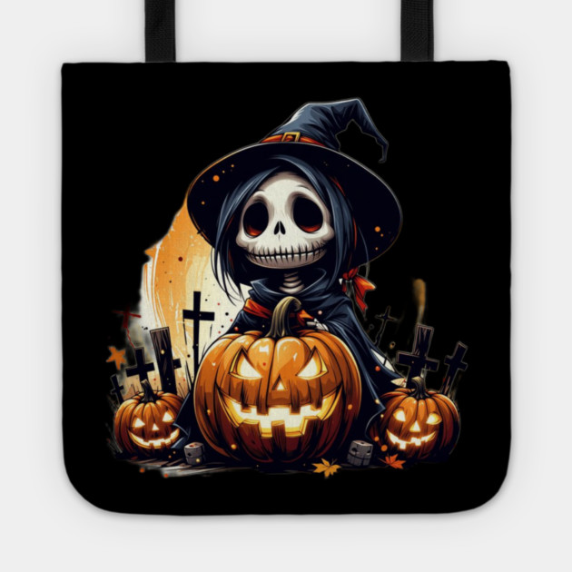 Halloween pumpkin Tote by Graphic tees
