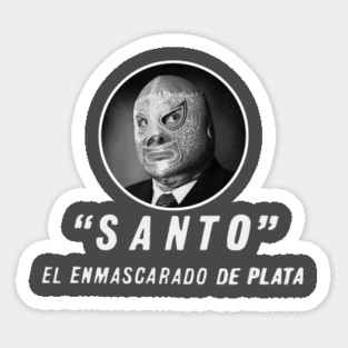 Santo El Enmascarado de Plata Sticker