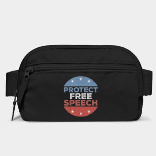 Protect-Free-Speech-First-Amendment-Constitutional-Rights-Vintage-American-Political Bag