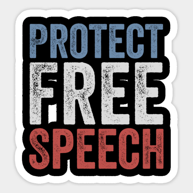 Protect Free Speech - Vintage First Amendment Constitutional Rights Political Design Magnet by ArtistTee ⭐⭐⭐⭐⭐