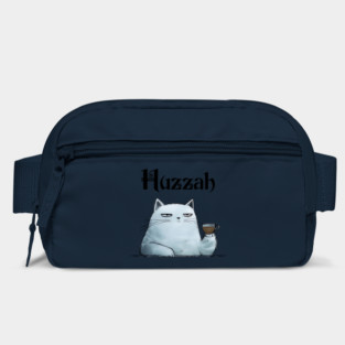Snarky Sarcastic Cat Says "Huzzah" Sarcasticat Bag