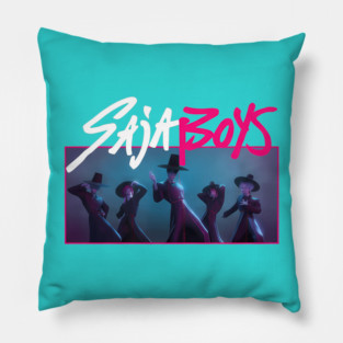 Halloween Saja Boys Chibi Band Group Shot Pillow