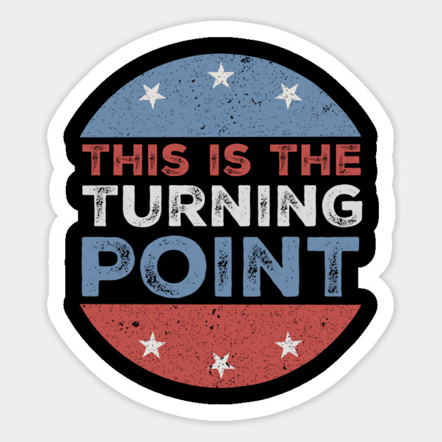 This-Is-The-Turning-Point-American-Revolution-Political-Change-Vintage-USA-Freedom Magnet by ArtistTee ⭐⭐⭐⭐⭐