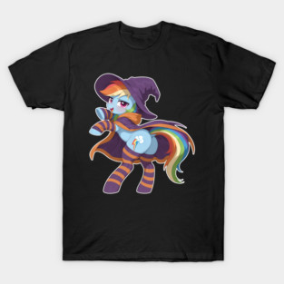 Cute Witch Rainbow Dash T-Shirt