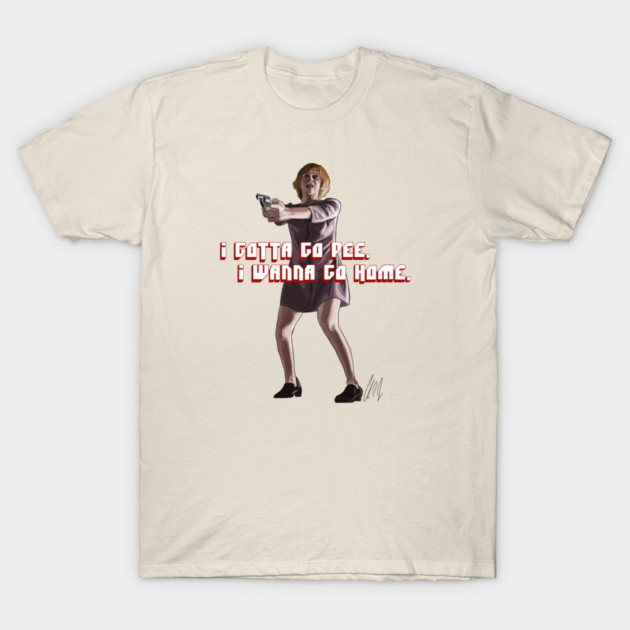 Pulp Fiction: I gotta go pee T-Shirt by 51Deesigns