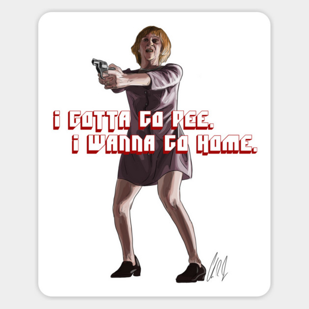 Pulp Fiction: I gotta go pee Magnet by 51Deesigns