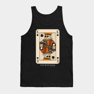Beatmaker King Card for Music Producer and Dj Tank Top