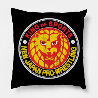 New Japan Pro-Wrestling Lion Mark Logo Pillow