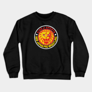 New Japan Pro-Wrestling Lion Mark Logo Crewneck Sweatshirt