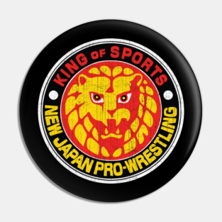 New Japan Pro-Wrestling Lion Mark Logo Pin