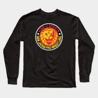 New Japan Pro-Wrestling Lion Mark Logo Long Sleeve T-Shirt